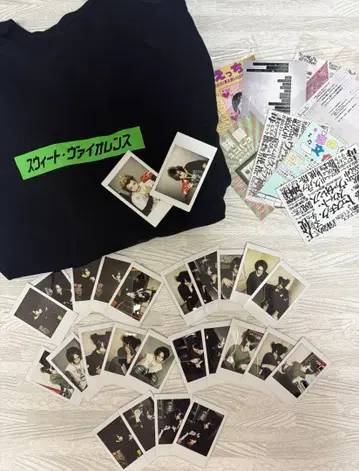 달콤한 폭력 폴라로이드 31장 굿즈 맨투맨