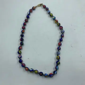 [ s.t153 ] 베네치안 유리 비즈 목걸이 잠자리알