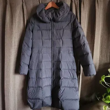 비아지오 블루 블랙 롱 다운 코트