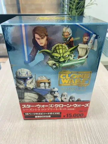 스타 워즈: 클론 워즈 시즌 1-5 컴플리트 세트