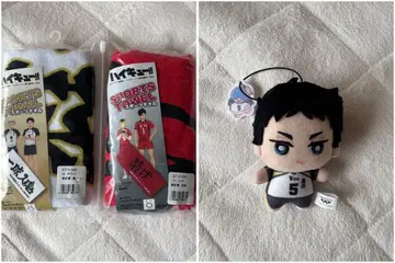 하이큐!! 스포츠 타월 네코마 퓨쿠로다니 아카아시 SD 인형 묶음 판매