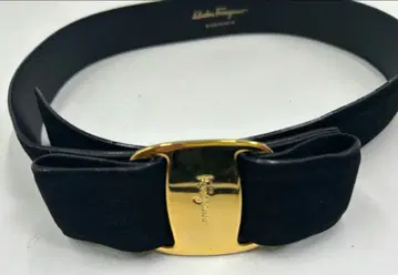 Salvatore Ferragamo 블랙 가죽 벨트