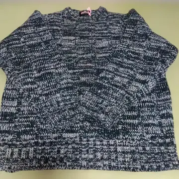 JumboJo 그린 계열 혼방 니트 스웨터 레트로 구제 의류