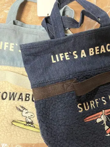 [ 새상품 ] 스누피 토트백