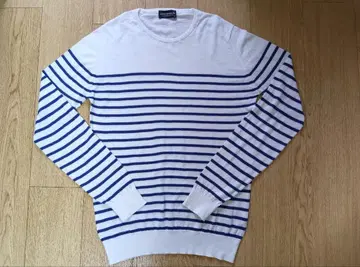 JOHN SMEDLEY 보더 코튼 니트 S 영국제