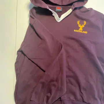 Canterbury 퍼플 후드 부착 후드티