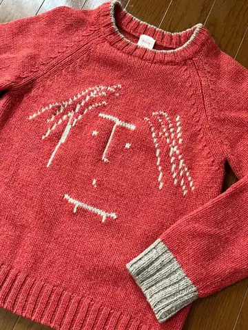 뷔르데사봉 / 얼굴 뜨개질 귀여운 니트