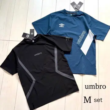 새상품 umbro 남성용 T셔츠 2세트 M 네이비 블랙