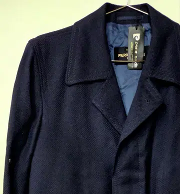 PIERR 네이비 체스터 코트