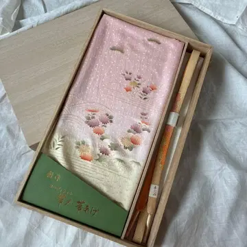 새상품 고급 순수 실크 허리띠 오비 장식 천 세트