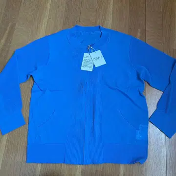 할메크 택 포함 지퍼 가디건