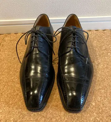 블랙 가죽 비즈니스 드레스 슈즈