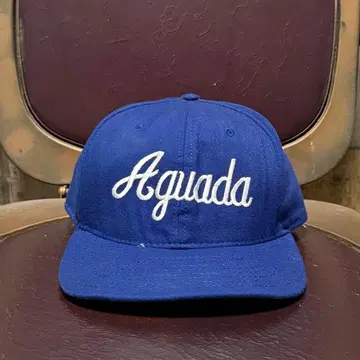 US MADE 야구 모자 Aguada 자수 로고 미국제 블루