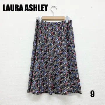 0455I LAURA ASHLEY 미디 스커트 여성