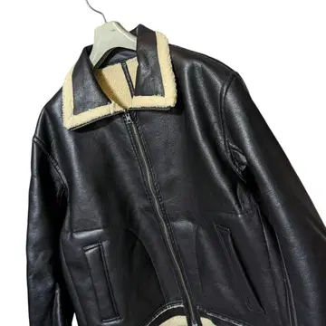 [ Ciaopanic ] 인조 가죽 리버서블 보아 자켓