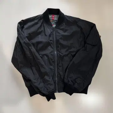 ALPHA INDUSTRIES MA-1 플라이트 자켓 M 블랙