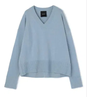 [ 새상품 ] N.O.R.C 캐시미어 혼방 V넥 니트 정가 13,200엔