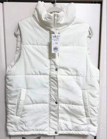 [ FUN ] 새상품 화이트 다운 베스트 프리 사이즈