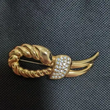 빈티지 리본 브로치