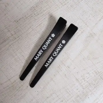 MARY QUANT 블랙 헤어핀 2개 세트