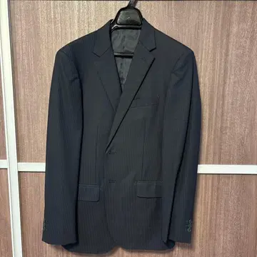 UNITED ARROWS 네이비 스트라이프 정장 세트