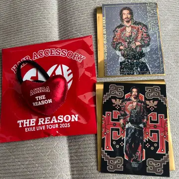 EXILE AKIRA 머리끈 포토 카드 시크레