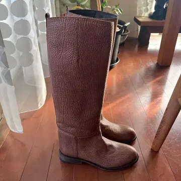 브라운 롱 부츠 이탈리아제 tan tan