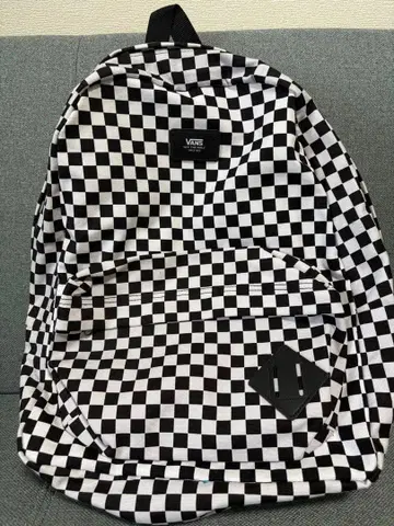 VANS 체크 무늬 백팩