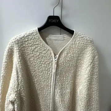 PRISTINE 아이보리 플리스 자켓 M