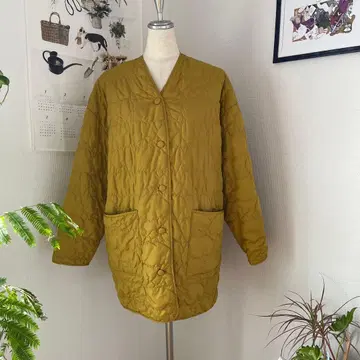 marble SUD Bear 퀼트 자켓