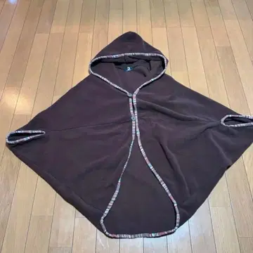 ART MARKET 플리스 판초 브라운