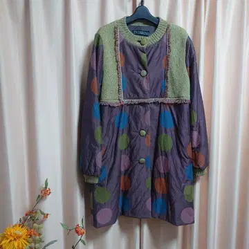 사토 섬유 M&쿄코 물방울 패턴 자켓