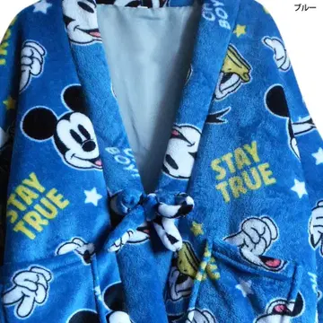 미키 디즈니 플리스 반텐 짱짱코 도테라 홈웨어 따뜻한 파랑