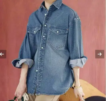 SLOBE IENA LE DENIM 데님 셔츠 프리 사이즈