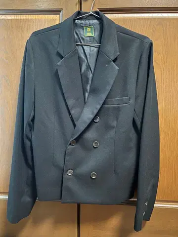 Noen 더블 브레스트 테일러드 자켓 블랙