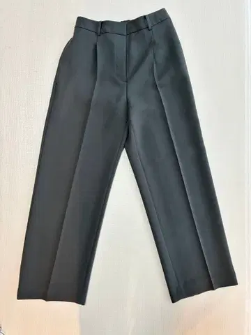 PLST 더블 크로스 와이드 팬츠