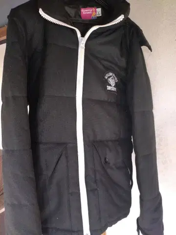 Groover Grand 블랙 다운 자켓 블루종