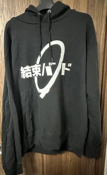 결속 밴드 로고 후드티 XL 봇치 더 록