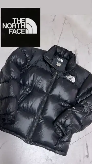 눕시 THE NORTH FACE 블랙 다운 자켓 블랙 S