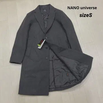 미사용 나노 유니버스 충전솜 멜톤 체스터 코트 남성용 S