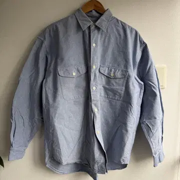 SEVEN BY SEVEN 라이트 블루 긴팔 셔츠