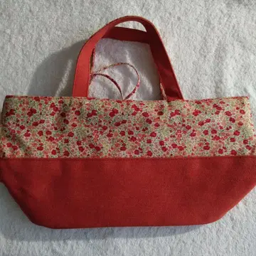 애프터눈 티 꽃무늬 토트백