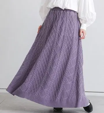 somari magination 케이블 니트 스커트