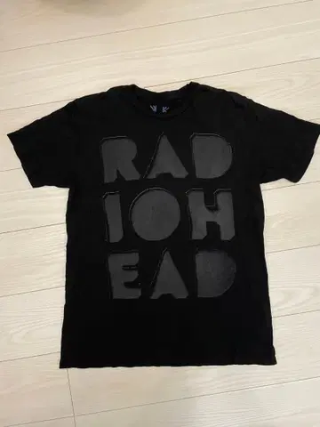 RADIOHEAD 로고 T셔츠 M 사이즈 블랙 서머소닉 2016
