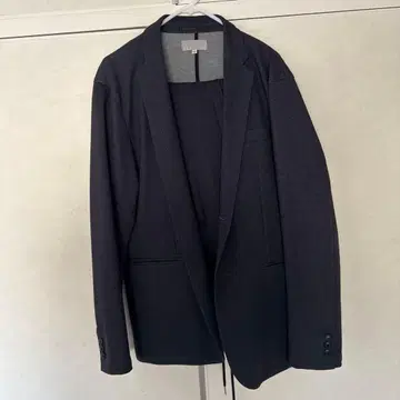 ABAHOUSE 다크 그레이 체크 무늬 자켓