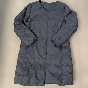 무인양품 다운 자켓 S 네이비