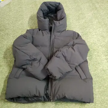 UNIQLO 심리스 다운 그레이 다운 자켓 M