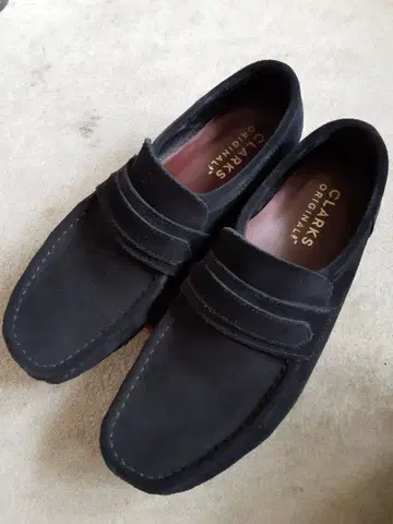 CLARKS 블랙 로퍼 UK 7