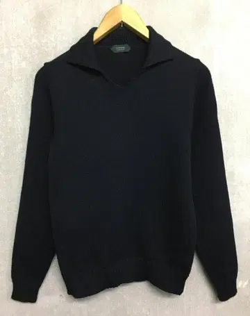 자노네 스키퍼 고급 니트 셔츠 사이즈 46 NAVY