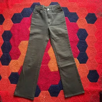 [추천!]SOMETHING 올리브 그린 부츠컷 데님